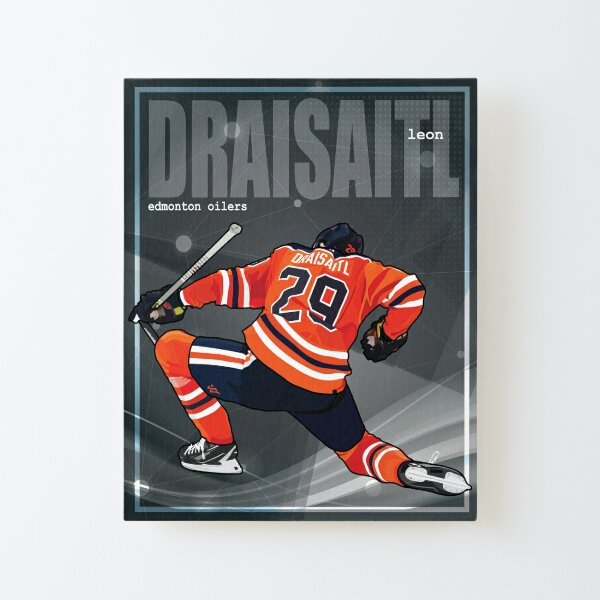 Edmonton Hockey - Leon Draisaitl Canvas Mounted Print