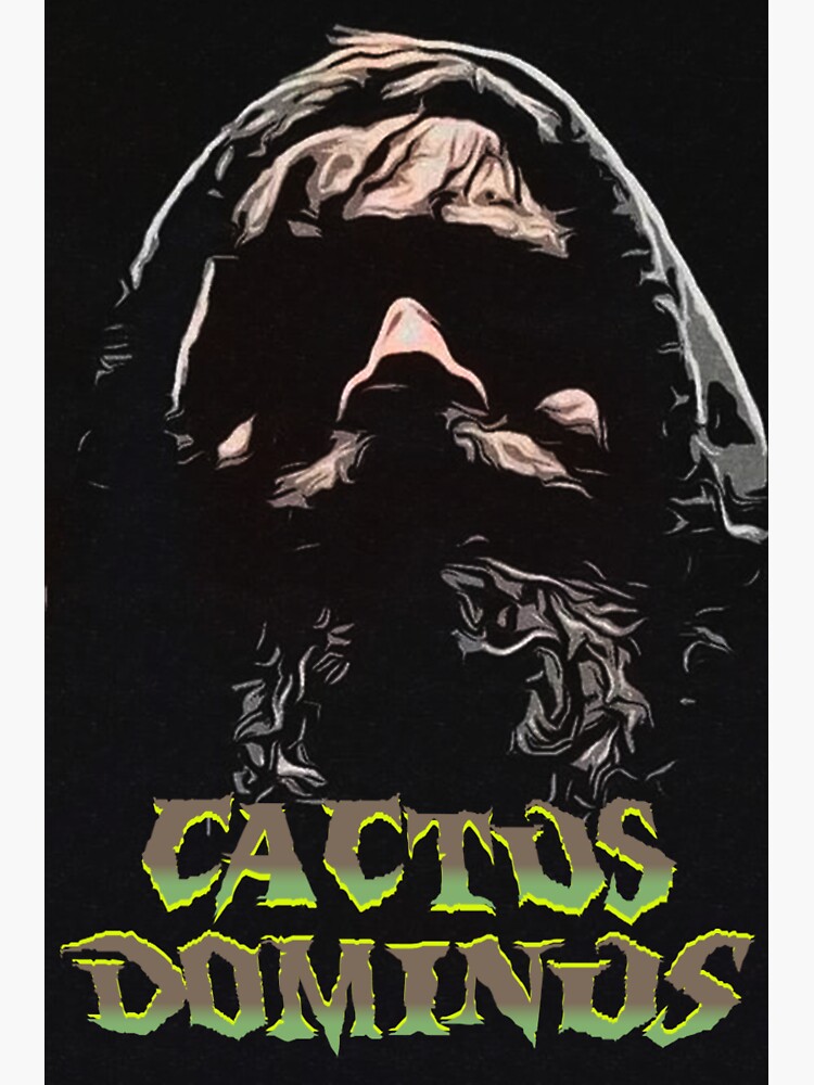 Thumbnail 3 of 3, Sticker, CACTUS DOMINUS designed and sold by Cactusknax.