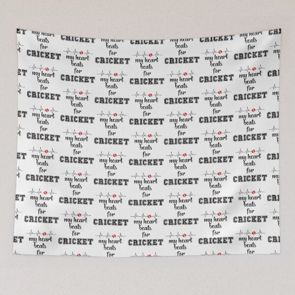 Item preview, My Heart Beats For Cricket designed and sold by MimsTees.