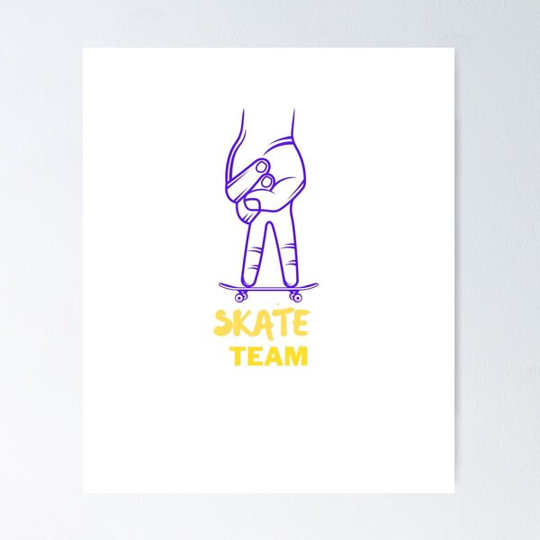 Item preview,  SKATE TEAM Shirt, Essential T-Shirt designed and sold by dirlkhiat.