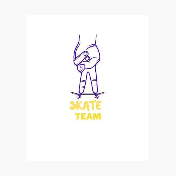 Item preview,  SKATE TEAM Shirt, Essential T-Shirt designed and sold by dirlkhiat.