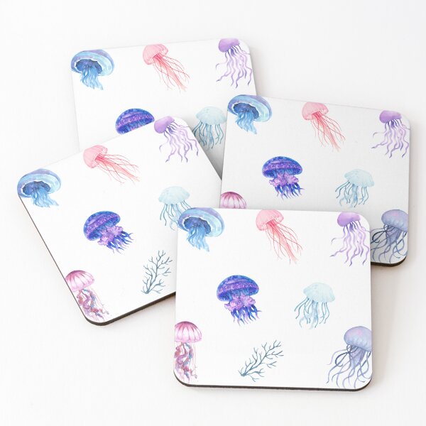 Item preview, Watercolor Jellyfish Collection designed and sold by silviaol.