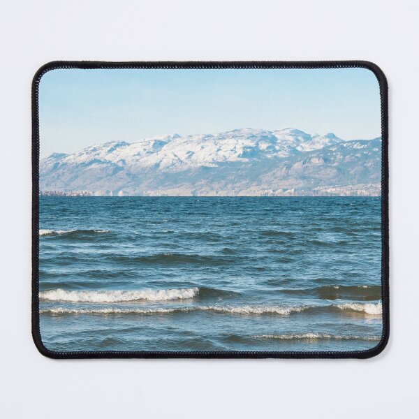 Item preview, Winter Okanagan Lake and Mountains View designed and sold by Amy Mitchell.