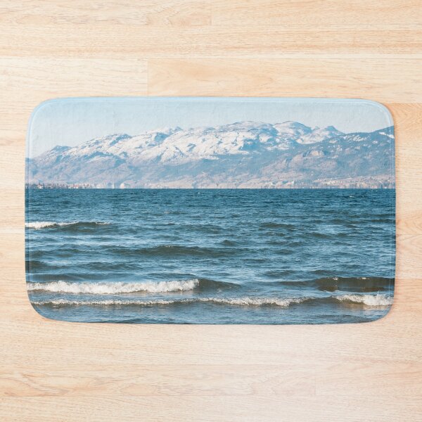 Item preview, Winter Okanagan Lake and Mountains View designed and sold by Amy Mitchell.