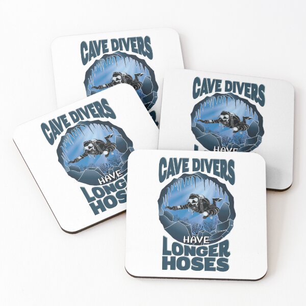 Item preview, Cave Divers Have Longer Hoses - Funny Diving designed and sold by TheInkElephant.