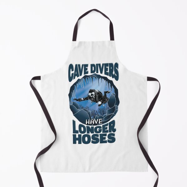Item preview, Cave Divers Have Longer Hoses - Funny Diving designed and sold by TheInkElephant.