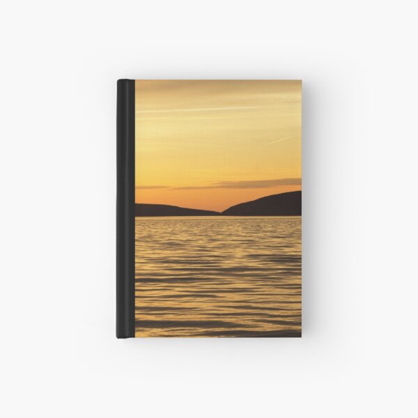 Calm Golden Sunset Hardcover Journal