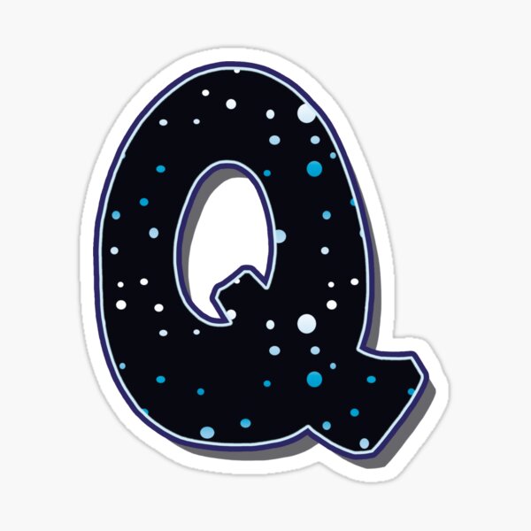 Letter Q - Dots Sticker