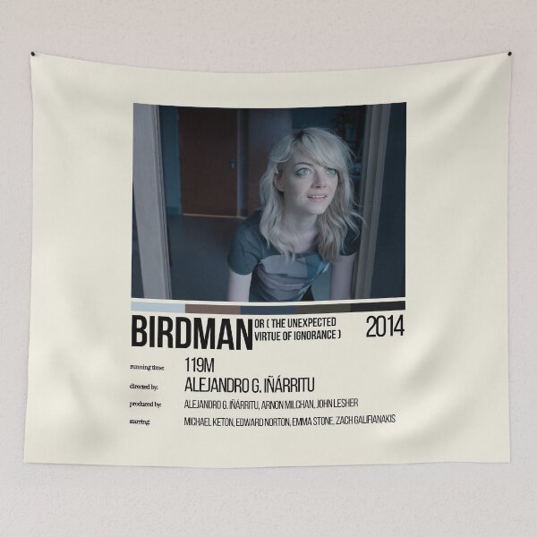 Item preview, Birdman or (The Unexpected Virtue of Ignorance) Poster  designed and sold by ShopOfUs.