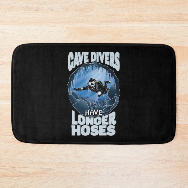 Item preview, Cave Divers Have Longer Hoses - Funny Diving designed and sold by TheInkElephant.