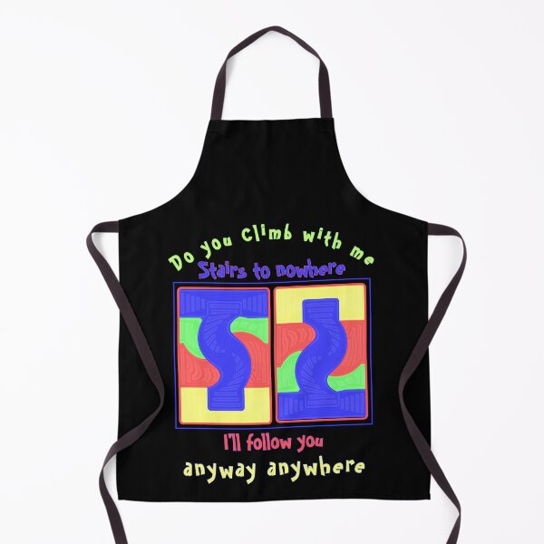 Item preview, Nowhere and Everywhere, Stairs to nowhere - colorful digital drawing designed and sold by kikidu21.