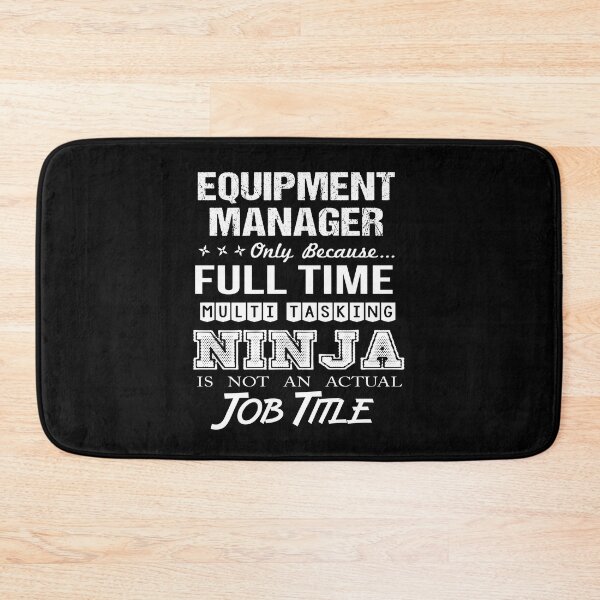 Item preview, Equipment Manager T Shirt - Ninja Job Gift Item Tee designed and sold by ritterdick.