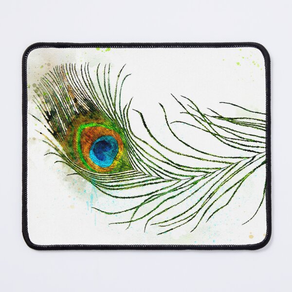 Item preview, Peacock Feather in Watercolor designed and sold by Susan Maxwell Schmidt.