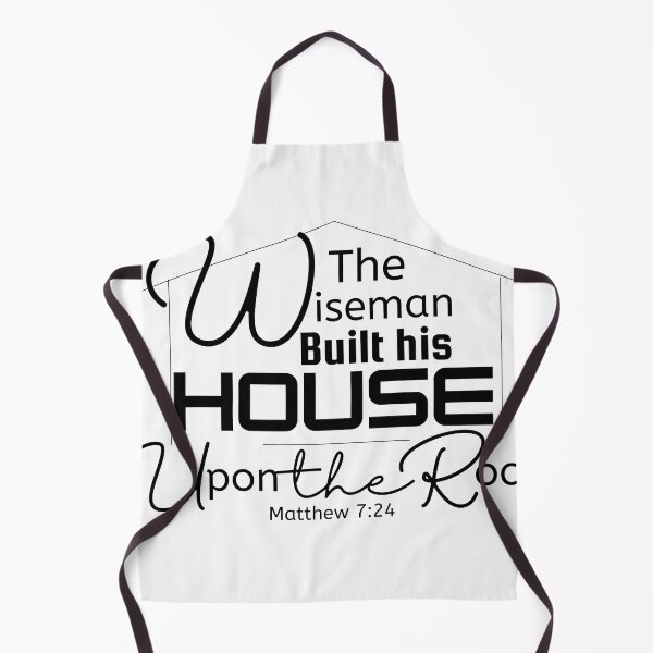 Item preview, Bible Verse Wiseman Built His House Upon the Rock designed and sold by micasata.