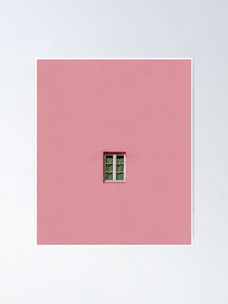 Baker Miller Pink Pink Wall And Window Poster For Sale By Blackswarn