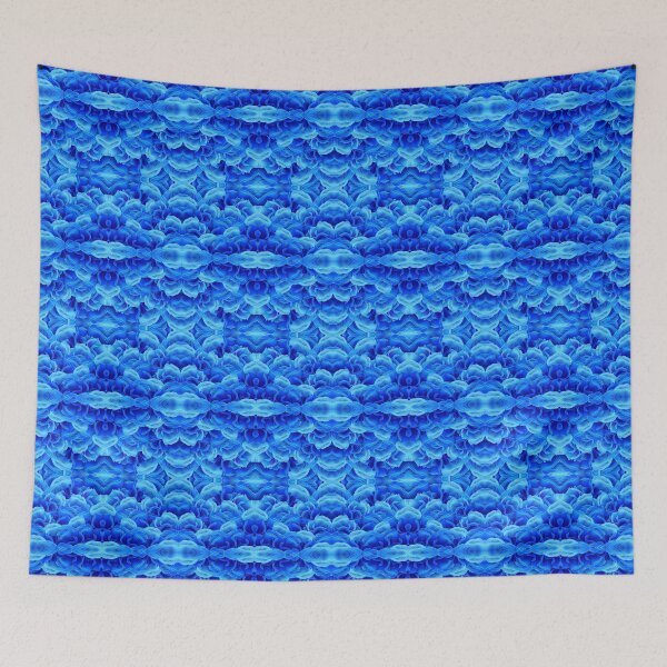 Item preview, Ultramarine and Celtic Blue Pattern designed and sold by GoldenPine.