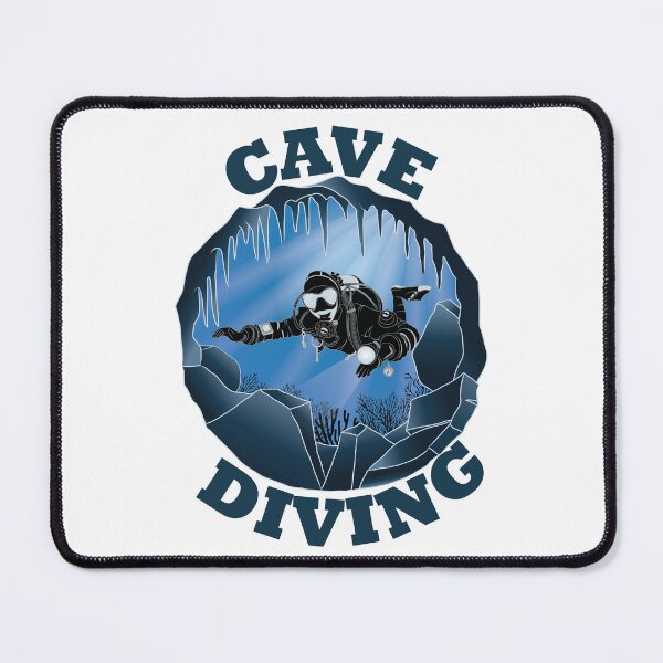 Item preview, Cave Diving - Underwater Scuba Diver designed and sold by TheInkElephant.