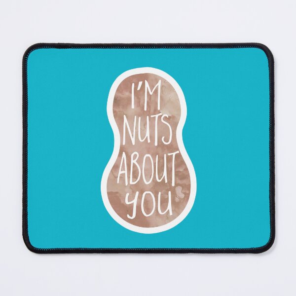 Item preview, Funny Valentines pun - I'm NUTS about you designed and sold by hitechmom.