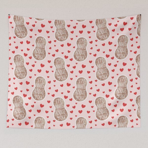 Item preview, Funny Valentines pun - I'm NUTS about you designed and sold by hitechmom.