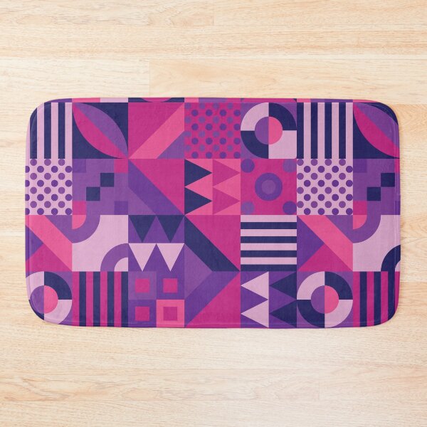 Item preview, Colorful Purple and Pink Quilt Patterns  designed and sold by NawalMagdy.