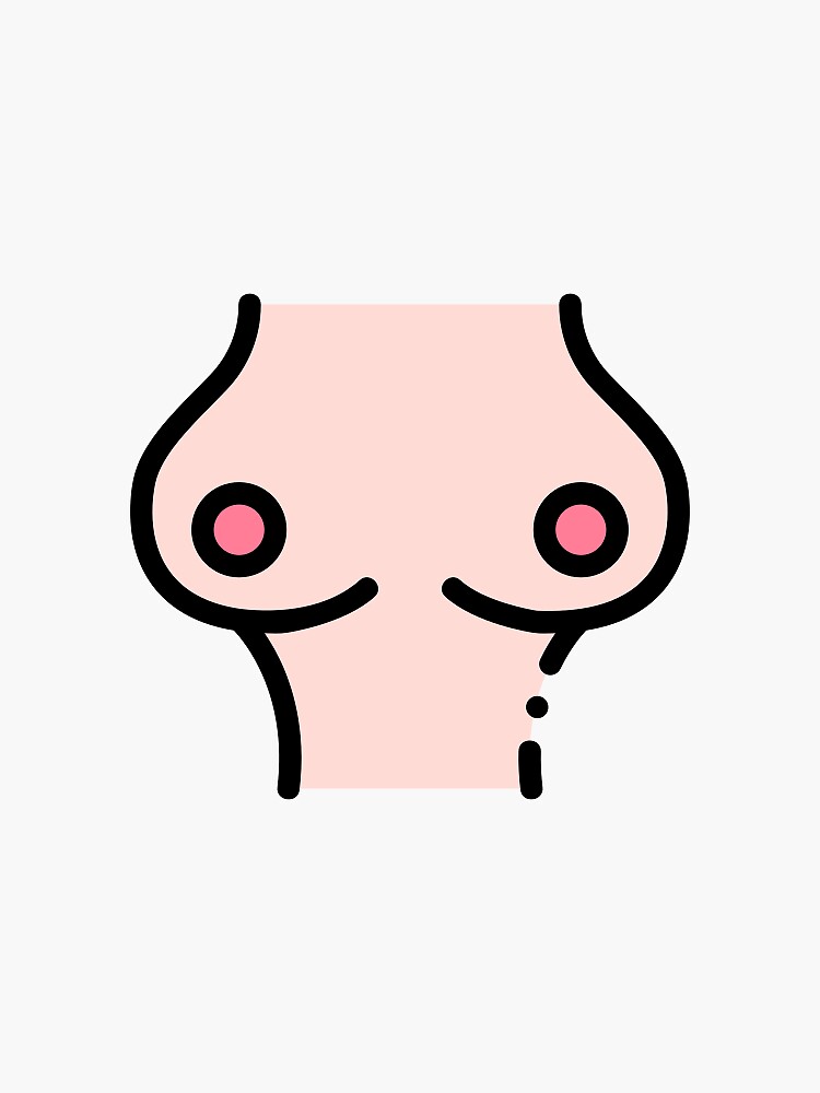 Pink Boob Print / Free the Nipple / Breast Cancer Awareness