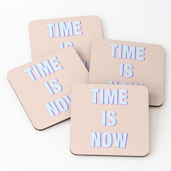 Item preview, Time is Now mindset quote poster designed and sold by vasarenar.