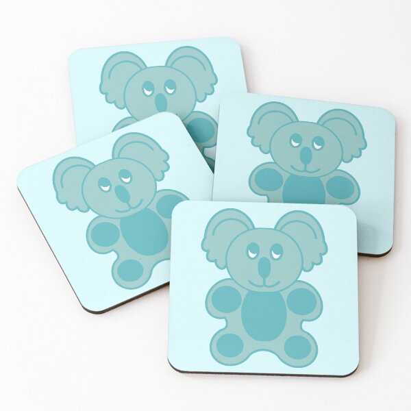 Aperçu de l'œuvre Koala gommeux bleu créée et vendue par BashfulMagpie.