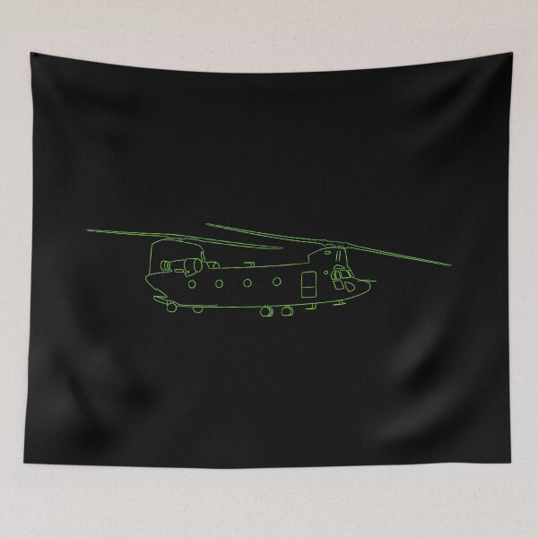 Item preview, Chinook helicopter sketch  designed and sold by powerpointer.