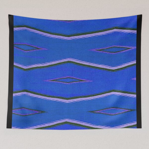 Item preview,  navajo blanket,southwestern art,native american art,indian art,arizona,dessert,geometric pattern,bow and arrows,cowboys and indians,indigenous art,tribe,teepee,tom keys, blue designed and sold by Nostrathomas66.