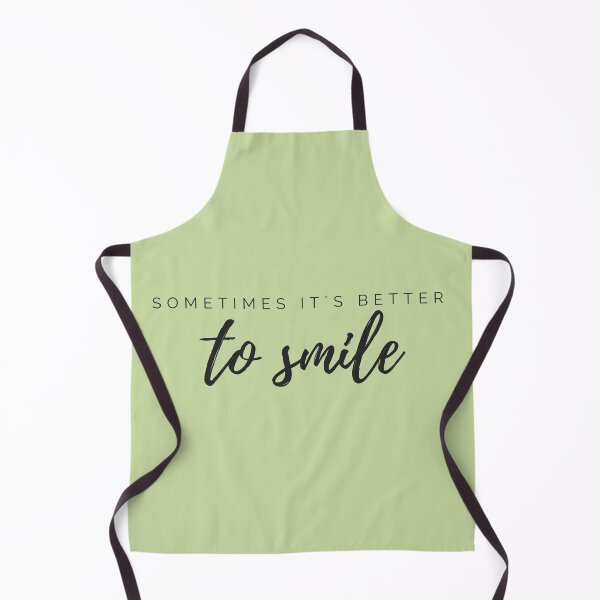 Item preview, Motivational / inspirational quote - Sometimes it´s better to smile - saying designed and sold by AlfabetDesign.