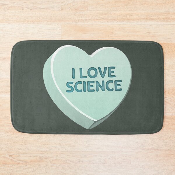 Item preview, I Love Science Green Candy Heart designed and sold by TheQuietDesign.