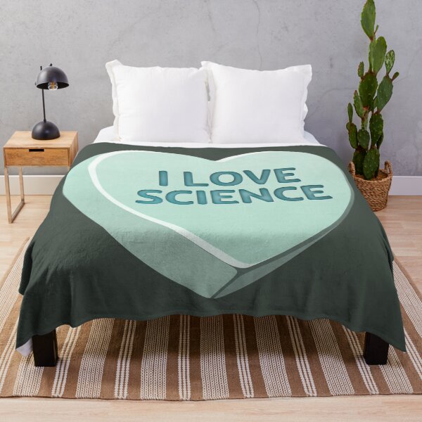 Item preview, I Love Science Green Candy Heart designed and sold by TheQuietDesign.