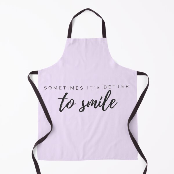 Item preview, Motivational / inspirational quote - Sometimes it´s better to smile - saying designed and sold by AlfabetDesign.