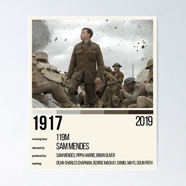 1917 - Sam Mendes - Hollywood War Film Classic English Movie Poster -  Posters by Kaiden Thompson, Buy Posters, Frames, Canvas & Digital Art  Prints