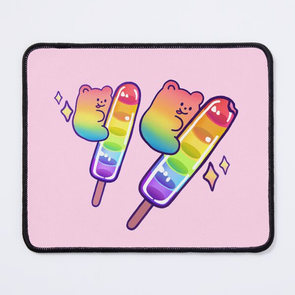 Item preview, Cute Kawaii Jelly Bear Rainbow Icecream designed and sold by LiquidNeko.
