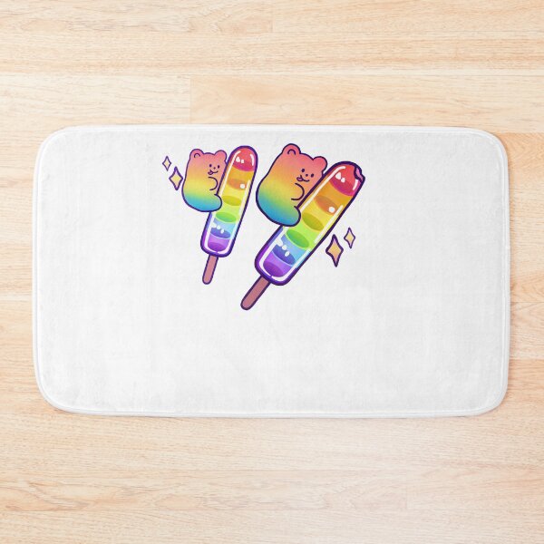 Item preview, Cute Kawaii Jelly Bear Rainbow Icecream designed and sold by LiquidNeko.