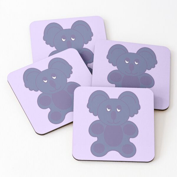 Aperçu de l'œuvre Koala gommeux violet créée et vendue par BashfulMagpie.