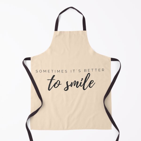 Item preview, Motivational / inspirational quote - Sometimes it´s better to smile - saying designed and sold by AlfabetDesign.