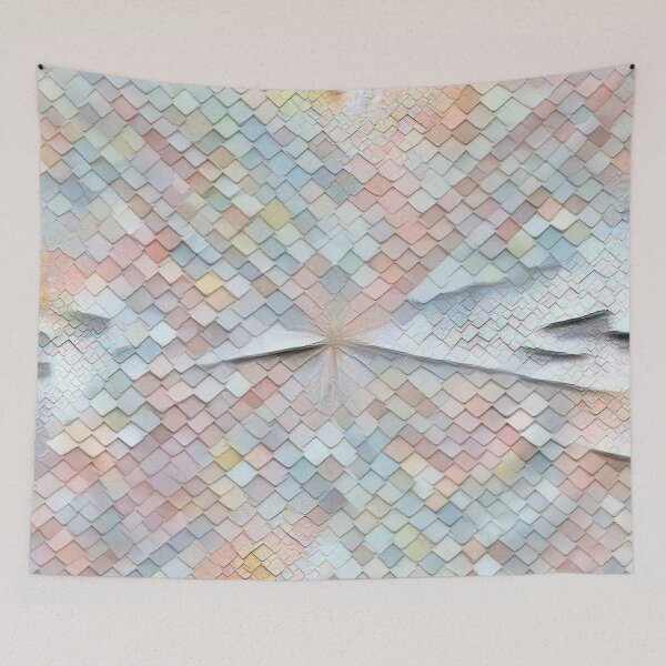 Item preview, Colorful February pattern in small square rainbow designed and sold by Bekindtome.