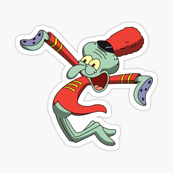 Marching Band Squidward Pegatina