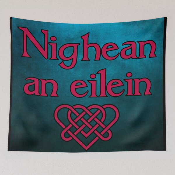 Item preview, Gaelic Island Girl - Nighean an eilein designed and sold by onepony.