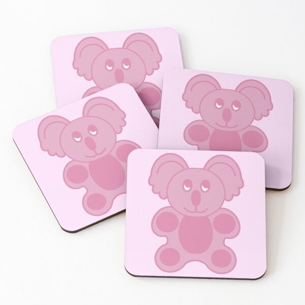 Aperçu de l'œuvre Koala gommeux rose créée et vendue par BashfulMagpie.