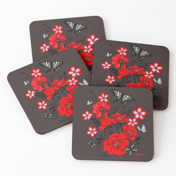 Item preview, Red Flowers  designed and sold by MetroInk.