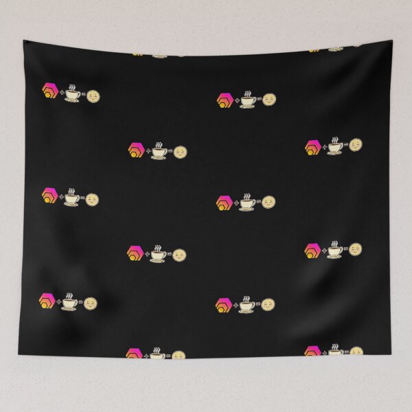 Item preview, HEX Crypto and Coffee equals happy cute kawaii cryptocurrency  designed and sold by Bitcoin-Fashion.