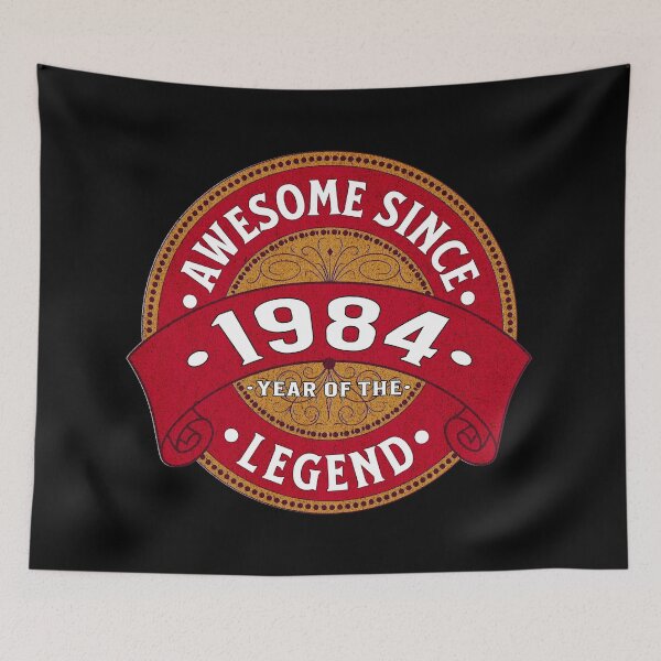 Item preview, Awesome Since 1984, birthday gift designed and sold by Ray's Photos & Art.