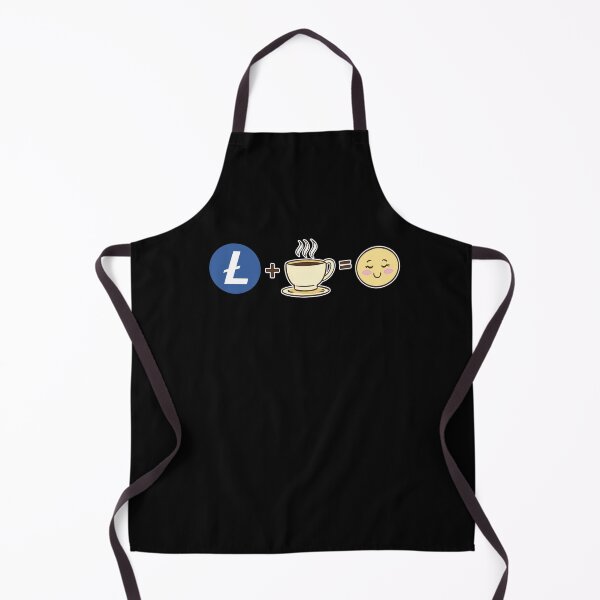 Item preview, Litecoin Crypto and Coffee equals happy cute kawaii LTC cryptocurrency  designed and sold by Bitcoin-Fashion.