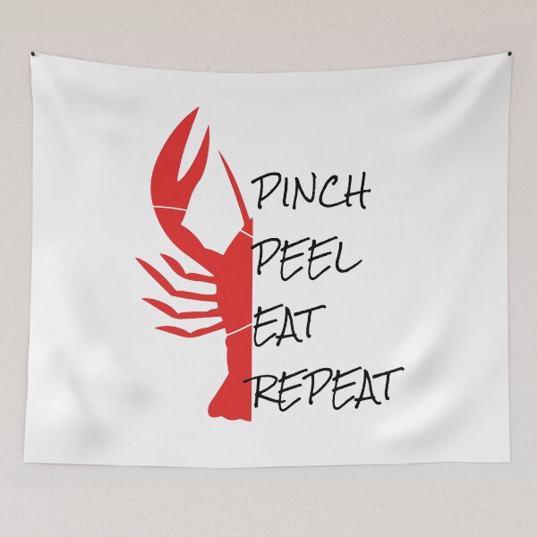 Item preview, Pinch. Peel. Eat. Repeat. It's Time to Eat Crawfish. designed and sold by PirateAvocado.
