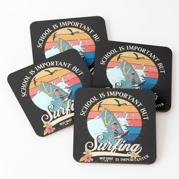 Item preview, School is important Surfing is importanter designed and sold by EmmiFoxDesigns.