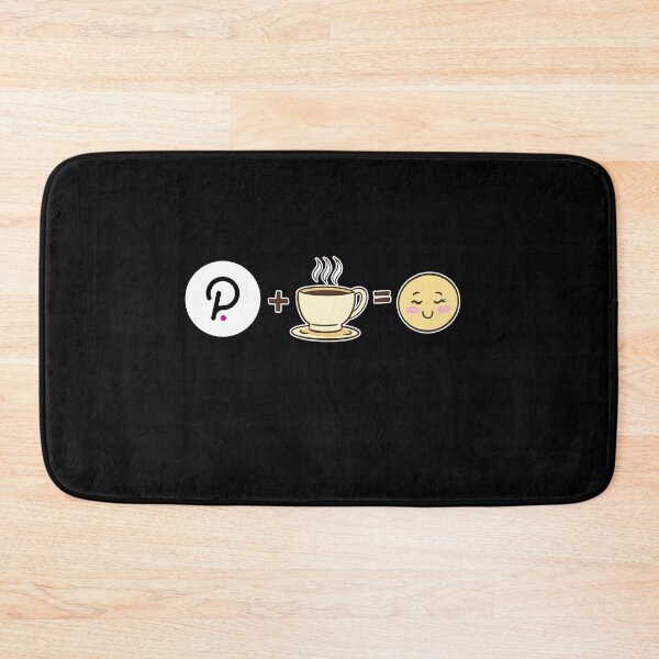 Item preview, Polkadot Crypto and Coffee equals happy cute kawaii DOT cryptocurrency  designed and sold by Bitcoin-Fashion.