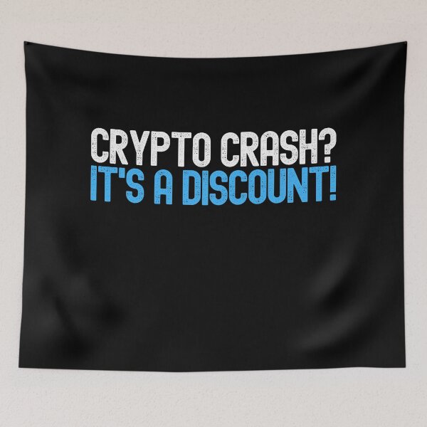 Item preview, Crypto Crash - Funny Crypto Shirt, Cryptocurrency Quote designed and sold by nft-millionaire.